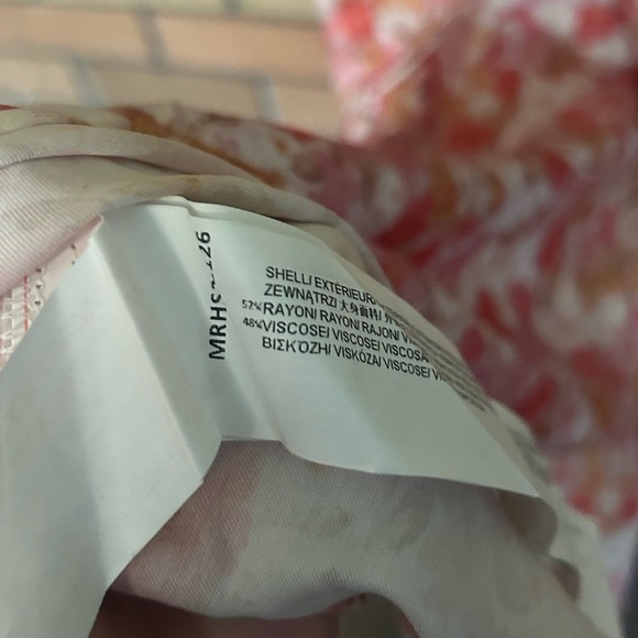 NWT MON RENN Hillside Floral Mini Dress Strappy Pink Size Large/12 - Picture 6 of 6